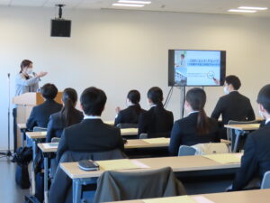 過去の事務職就職説明会の様子