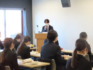 事務職就職説明会の様子